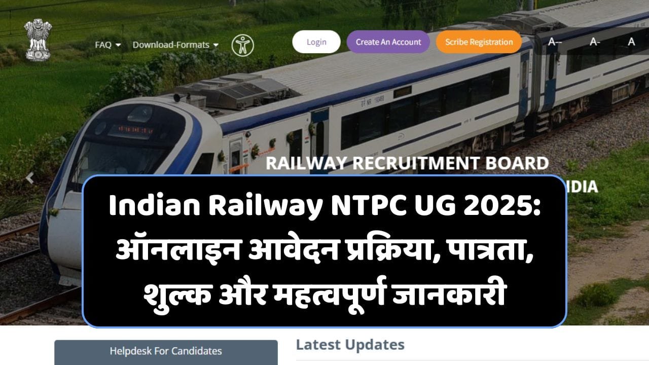 Indian Railway NTPC UG 2025